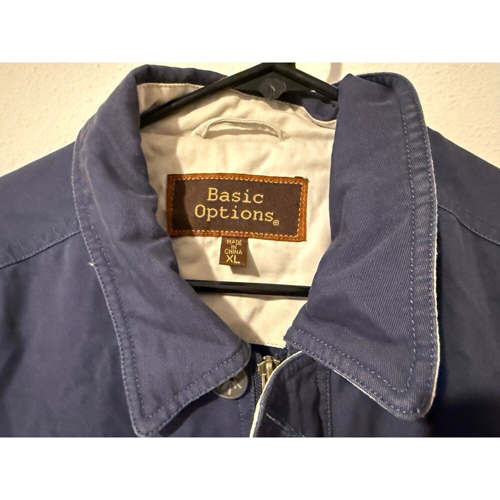 Men’s Blue Basic Options Jacket - Size Xl - image 4